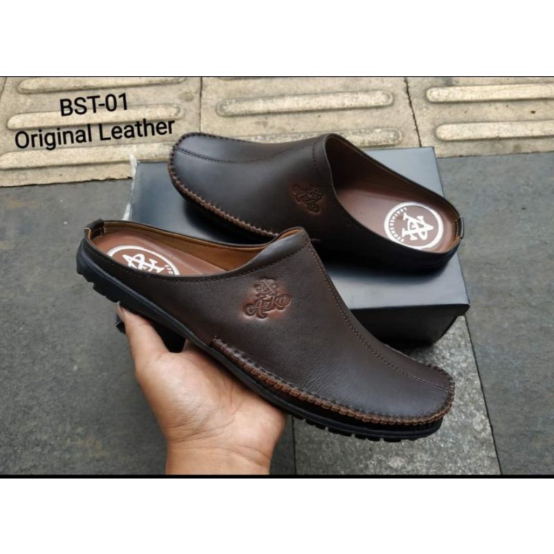 LM _ SENDAL SELOP/SENDAL KULIT PRIA / SEPATU SENDAL PRIA