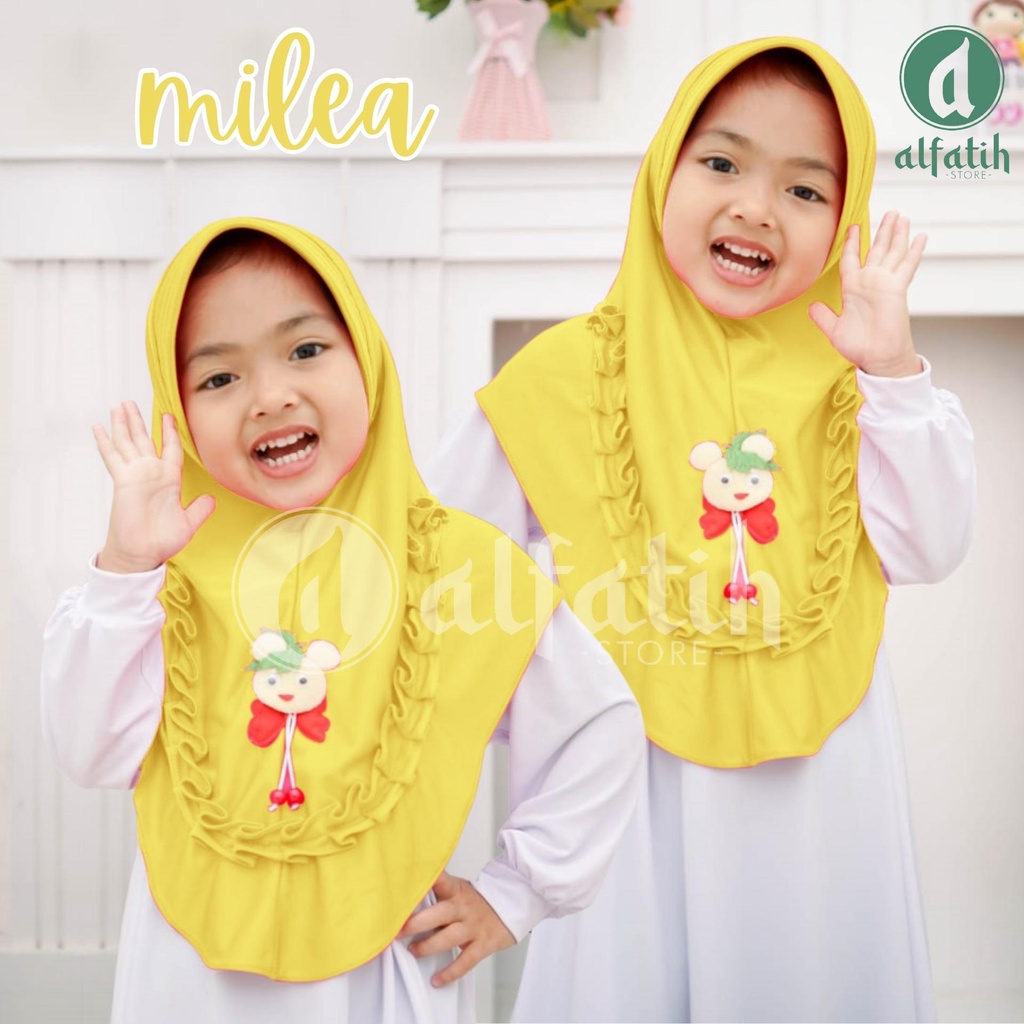 JILBAB ANAK TK - SD MILEA BONEKA / BONEKA / JILBAB ANAK USIA 4-7 TAHUN / PAKAIAN MUSLIMANAK PEREMPUAN / KERUDUNG ANAK TK / HIJAB ANAK TK-SD KHIMAR ANAK