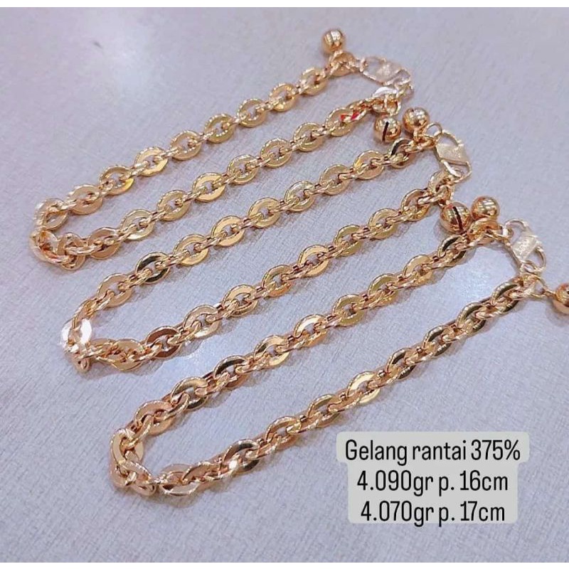 Gelang rantai preman kadar 375%8k