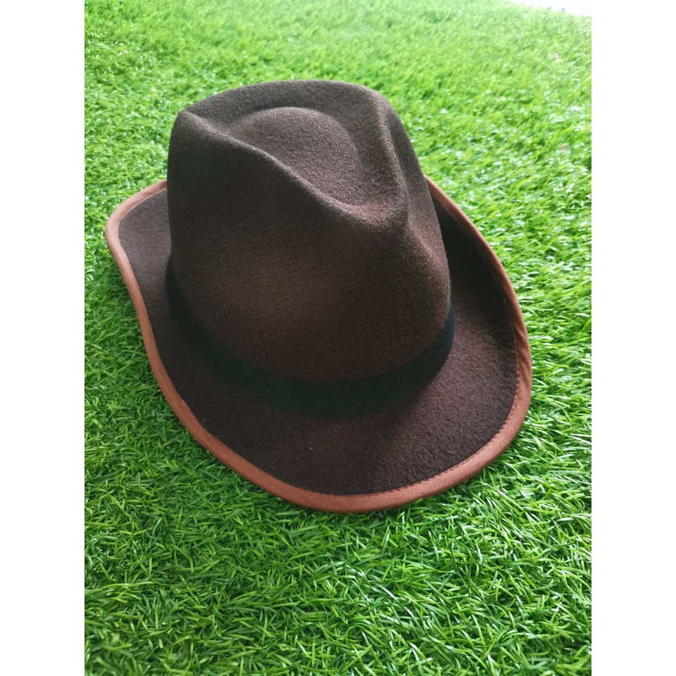 topi fedora koboi cowboys