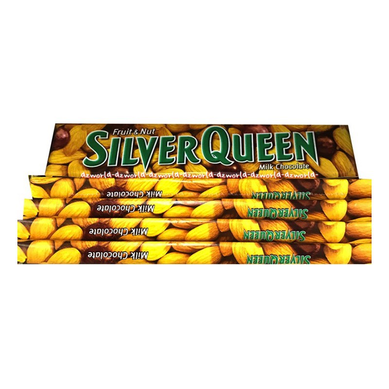 Silver Queen Fruit &amp; Nut Coklat Silverqueen Coklet Cokelat Kacang 60gr