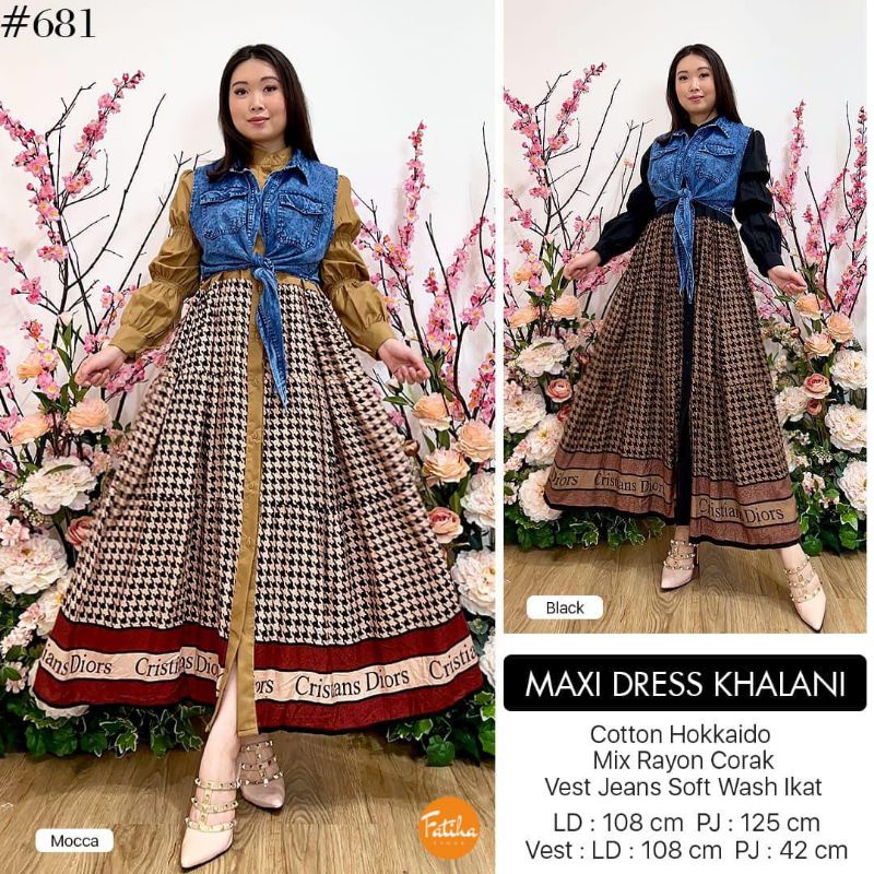 MAXY DRESS KALANI BY FATIHAH