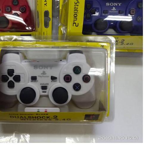 ❂ Stik Ps2 Wireless Stick Ps 2 Wireless Original Pabrik Varian Warna ➶