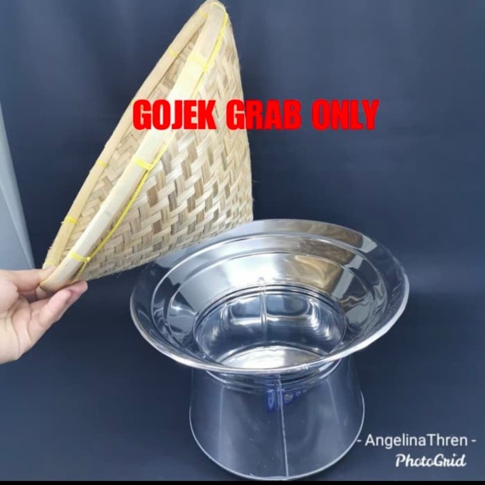 Dandang set tradisional stainless steel GOJEK GRAB ONLY