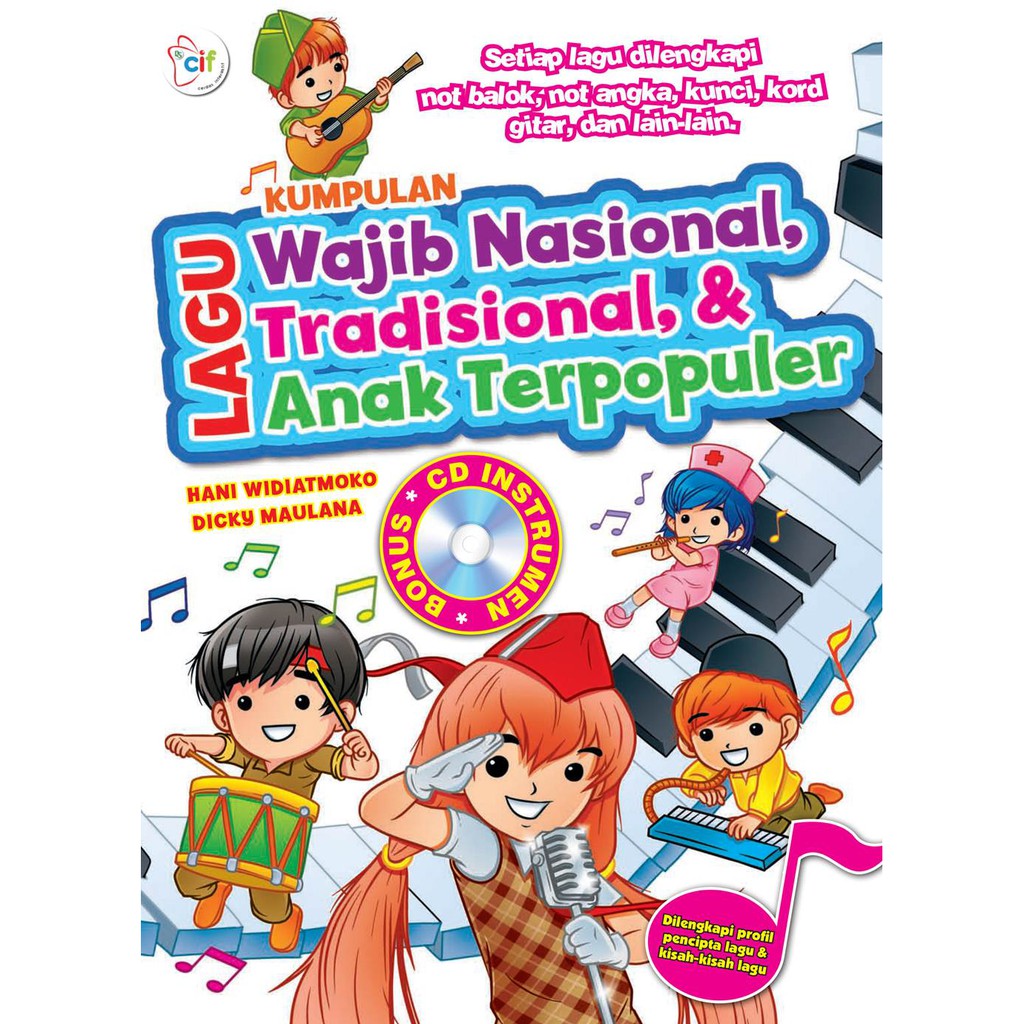 Kumpulan Lagu Wajib Nasional, Tradisional &amp; Anak Terpopuler + CD