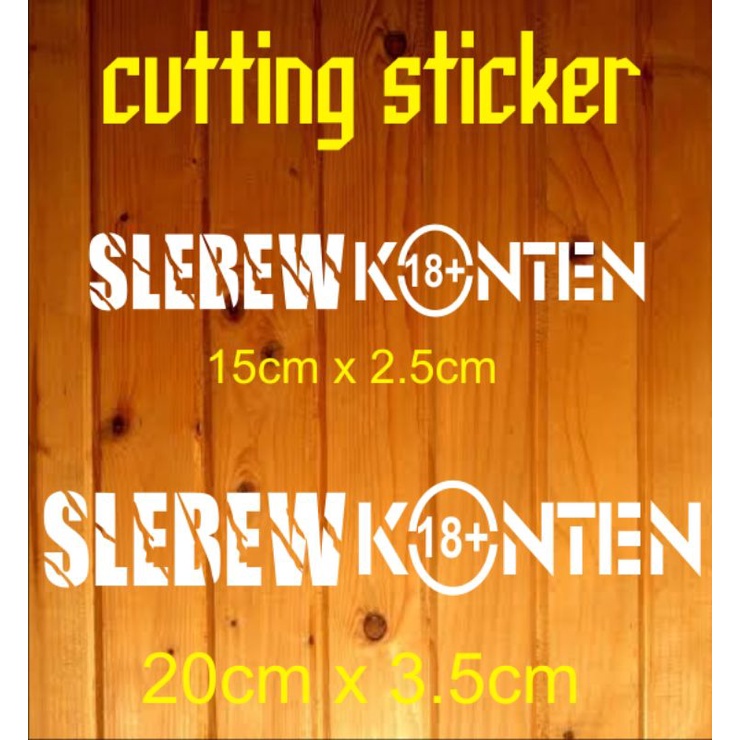 stiker motor sticker variasi slebew konten