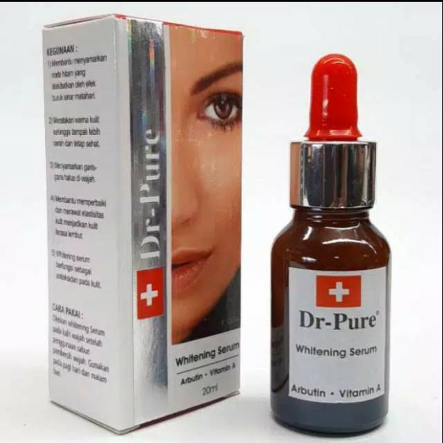 SERUM WAJAH DR PURE SERUM WHITENING - SERUM PENCERAH WAJAH