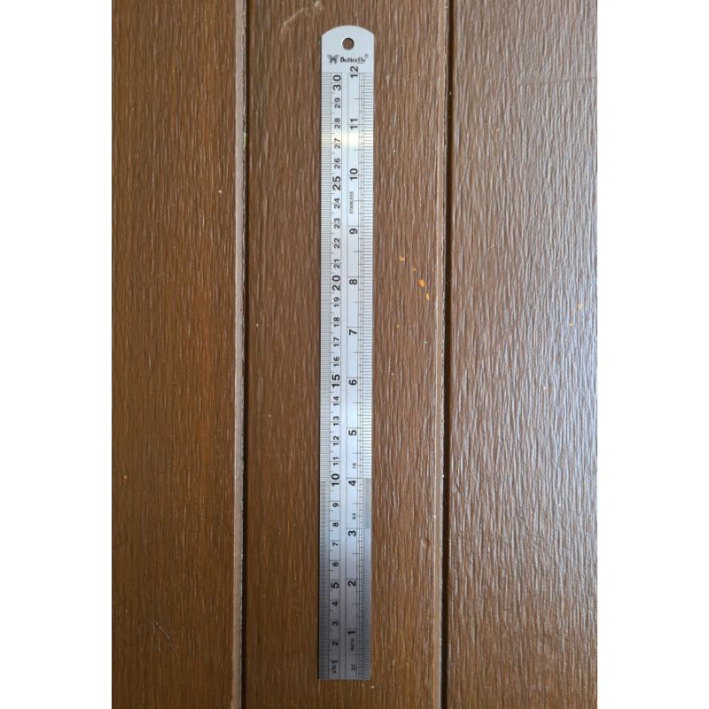 

Penggaris stainless steel Butterfly 30cm