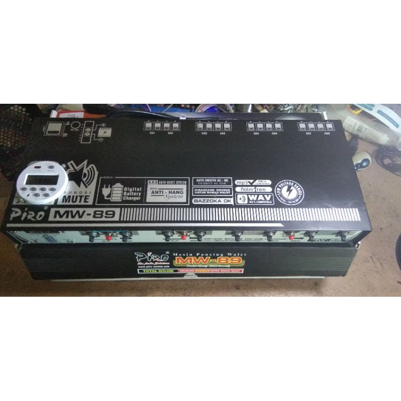 AMPLI WALET PIRO MW 89 + TIMER & KIPAS