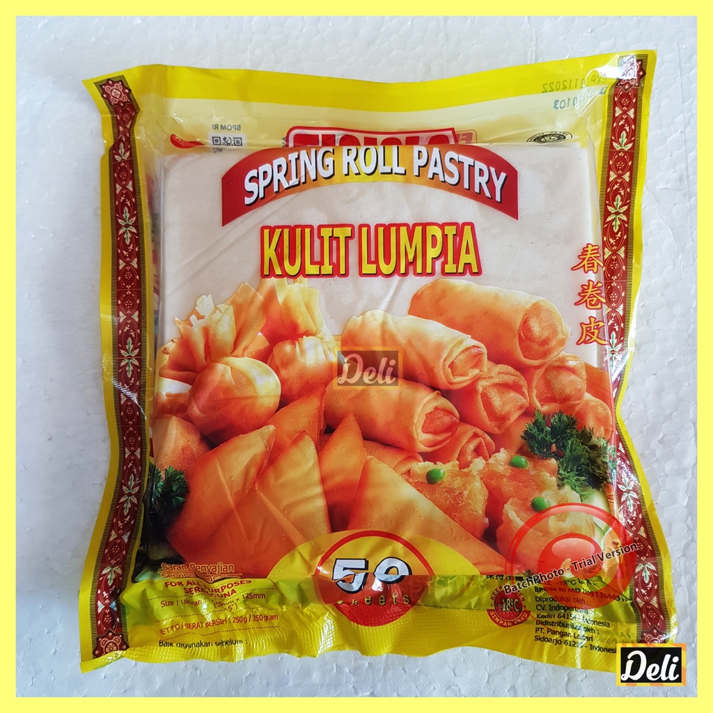 

Finna Spring Roll Pastry Kulit Lumpia 50 Lembar 125mm x 125mm