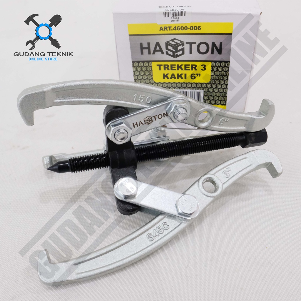 Hasston 4600-006 Treker 3 Kaki 6 Inch - Gear Puller 3 Jaw Tracker 6inch