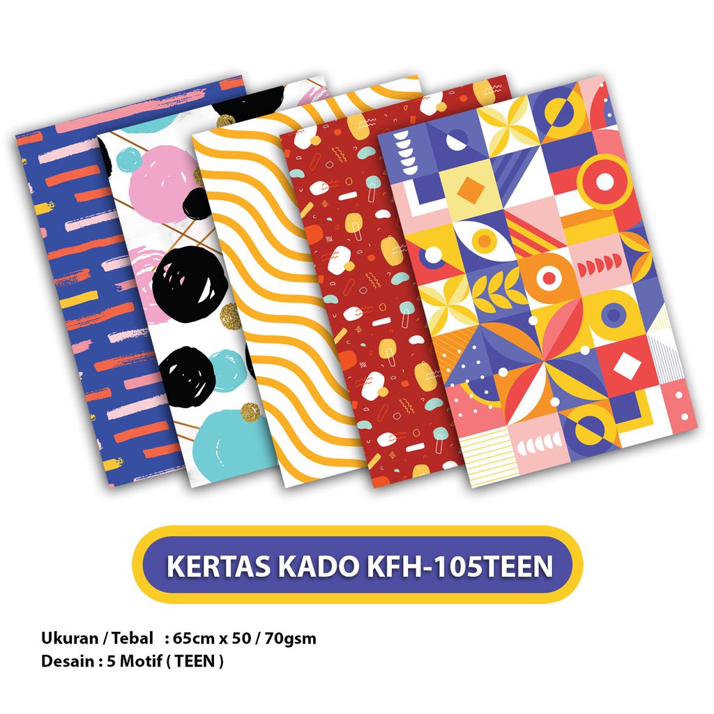 

Kertas Kado Teen isi 50 / Bungkus Kado KFH-105TEEN