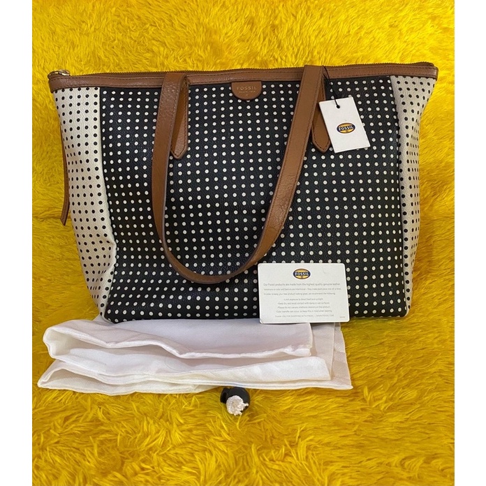 Preloved Tas Fossil Sydney Shopper Murah - Authentic - Original - No Fo No Kw - No Pabrik Riject - T