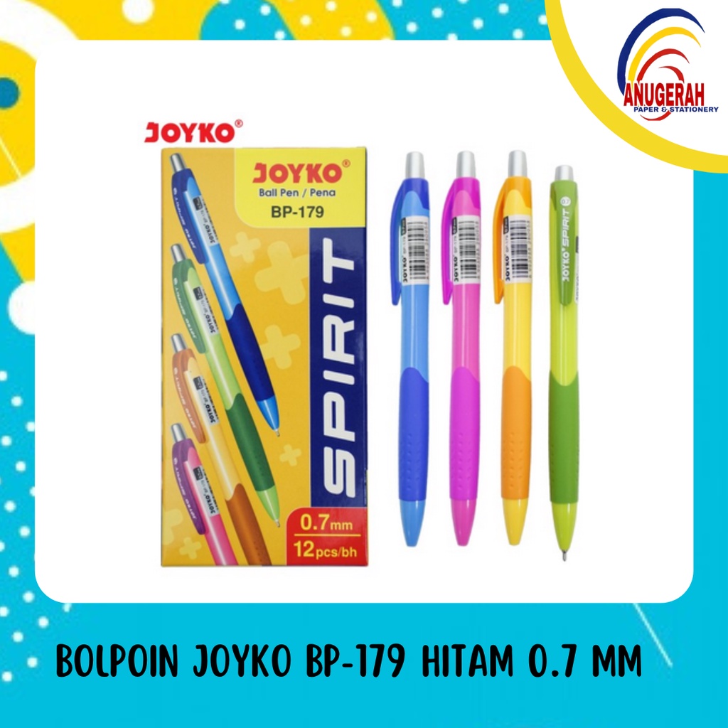 

BOLPOIN JOYKO BP-179 HITAM 0.7 MM (LSN)