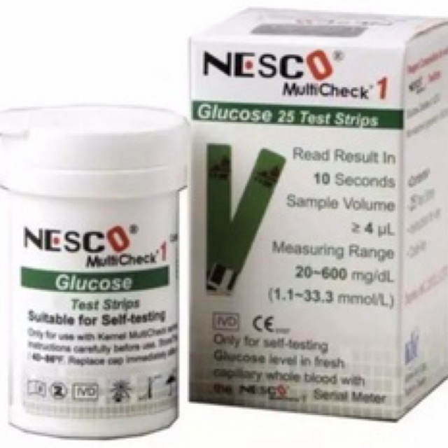 Strip Nesco Glucose / Strip Nesco Gula