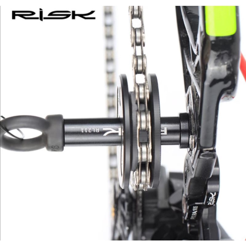 Risk Bicycle Chain Holder Dudukan Rantai Sepeda disaat Loading Bisa TA dan QR