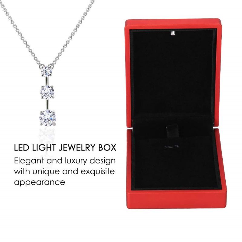 Kotak Kalung LED/Kotak Perhiasan Kalung/Box Kalung/Necklace Box/Perhiasan Kalung Lampu LED Mewah