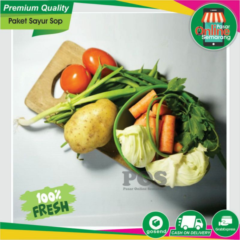 

Sayur Sayuran Paket Sop Segar Fresh / Belanja Sayur Semarang / Belanja Praktis / Ekonomis
