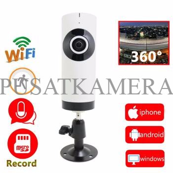 Diskon Ip Camera CCTV Wifi HD 360 Eyes Panoramic Wireless P2P Terlaris