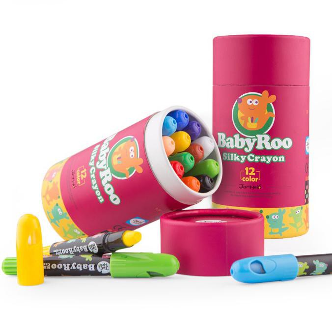 

(PERALATAN MENGGAMBAR) JOAN MIRO BABYROO WASHABLE SILKY CRAYON BABY ROO KRAYON FACE PAINTING - 24