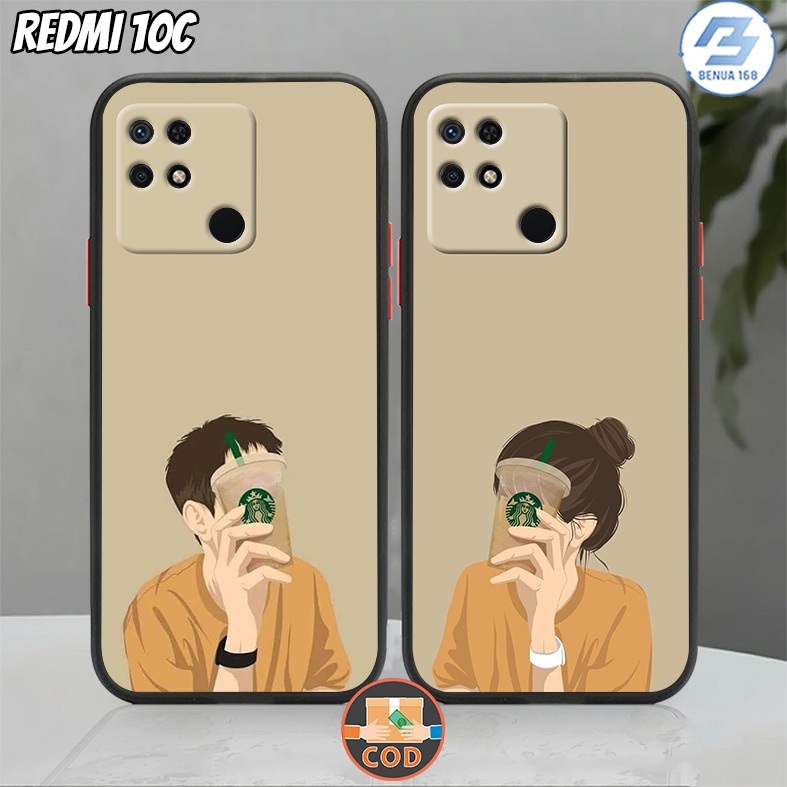 Benua Case - Case COUPLE Xiaomi Redmi 10C  - Case Hp Redmi 10C - Kesing Hp Redmi 10C - Casing Hp Red