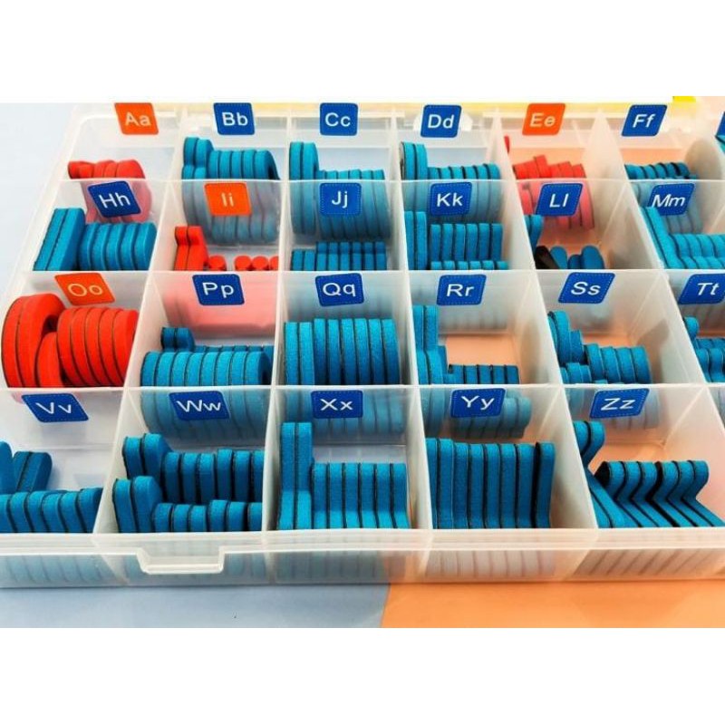 

Eva foam magnetic alphabet