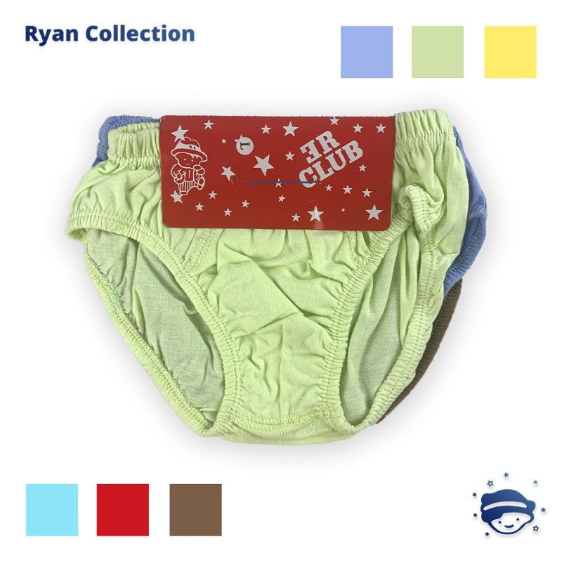 celana dalam RYAN isi 3 pc mix S M L XL XXL warna cd anak remaja tanggung bayi cowok laki