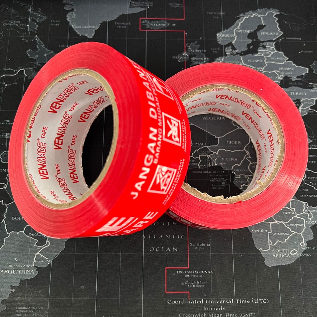 

LAKBAN FRAGILE MERAH MEREK VENMADE /100 Y X 48 MM