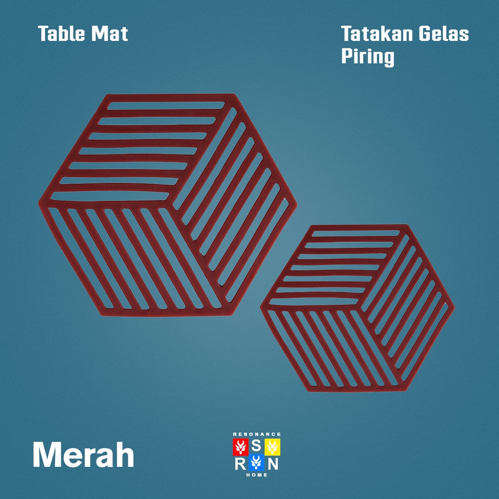 Tatakan Gelas Piring Bahan SIlicon Tahan Panas | Resonance Home