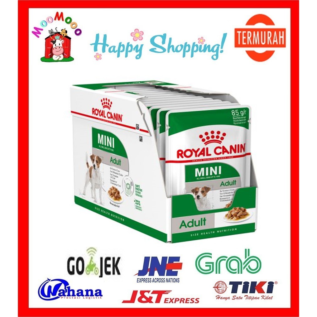 Royal Canin Mini adult Pouch 85gr - Makanan Anjing / Wet Food