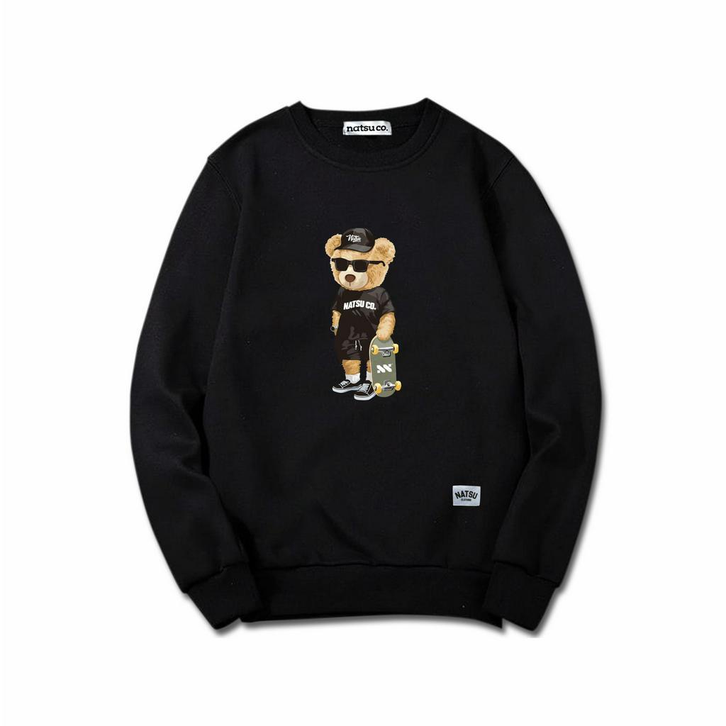 Sweater Crewneck Terbaru Bear Unisex Pria Wanita M-XL Full Lebel dan Hantag // Russ Sweatshirt West Tokyo West South North East Termurah