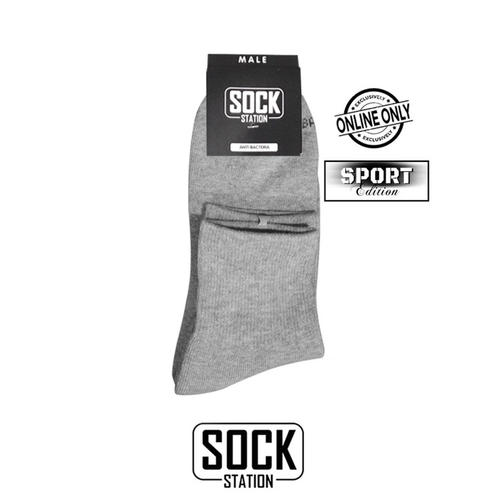 [Aksesoris fashion] Mundo Sock Station Sport Men Sock Medium - Kaos Kaki Pria Olahraga [Sepatu]