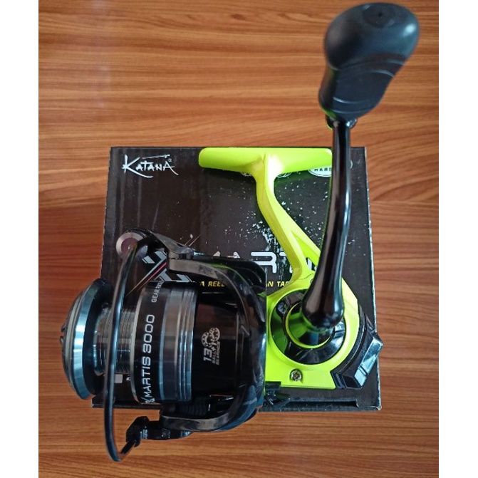 reel katana Martis 3000 power handle