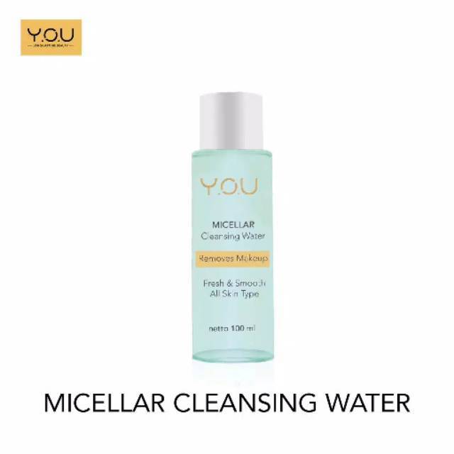 YOU Micellar Cleansing water 4 in 1 isi 50ml-110ml(new terbaru)