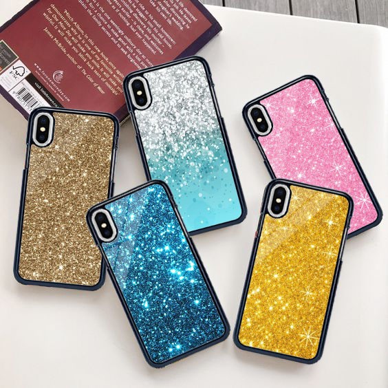 [P89] Fashion Case Glitter 2D Glossy For All Type