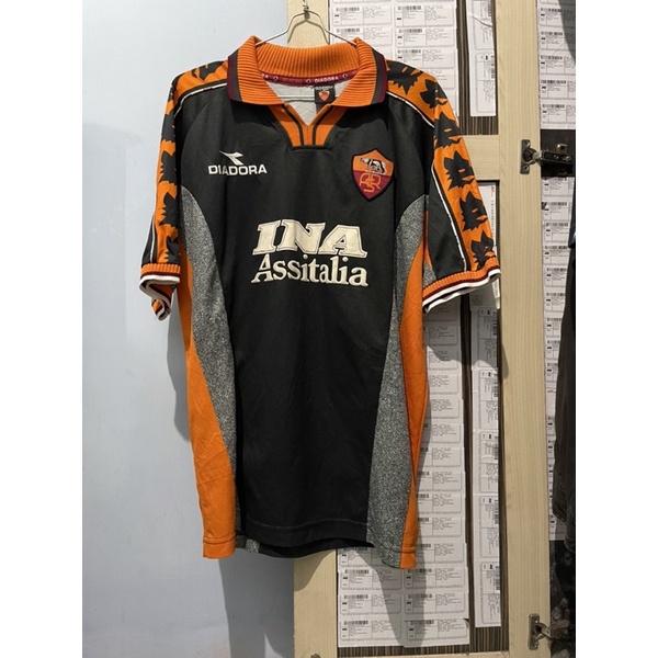 jersey as roma 3rd 1998 original