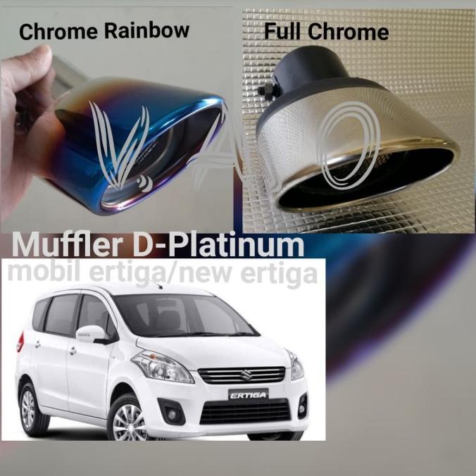 Aksesoris Mobil Muffler D-Platinum Ertiga. New Ertiga Recommended