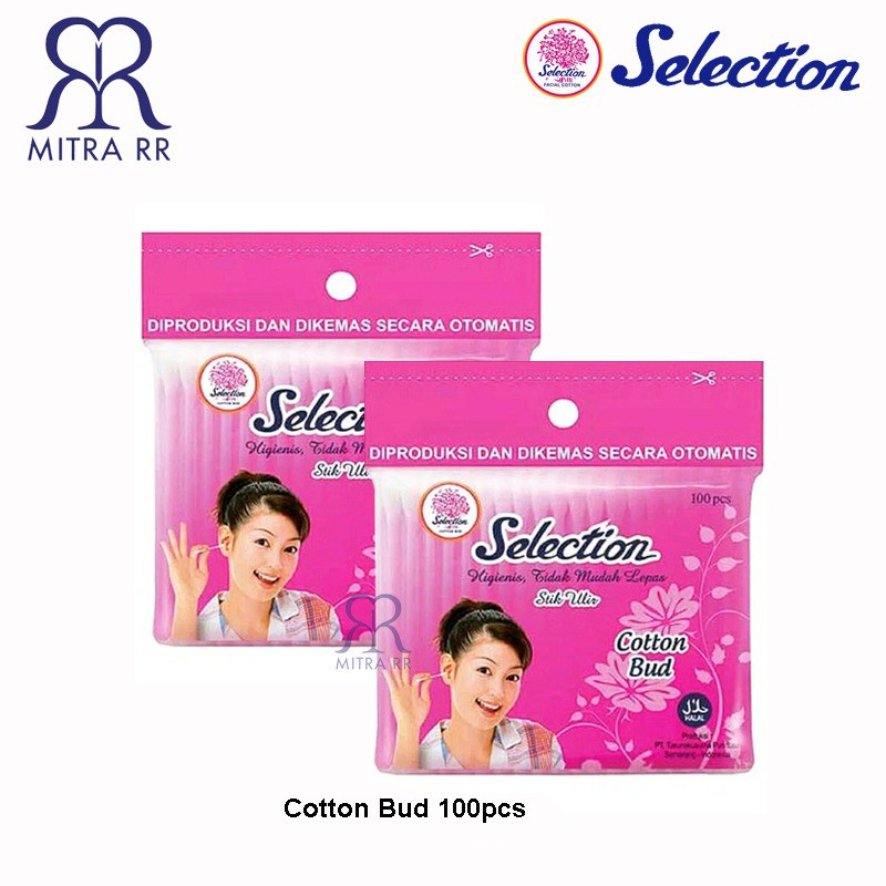 Kapas Selection Facial Cotton 35/50/75 gr | Round Cotton Oval  80pc | Cotton Bud 100/180 pcs