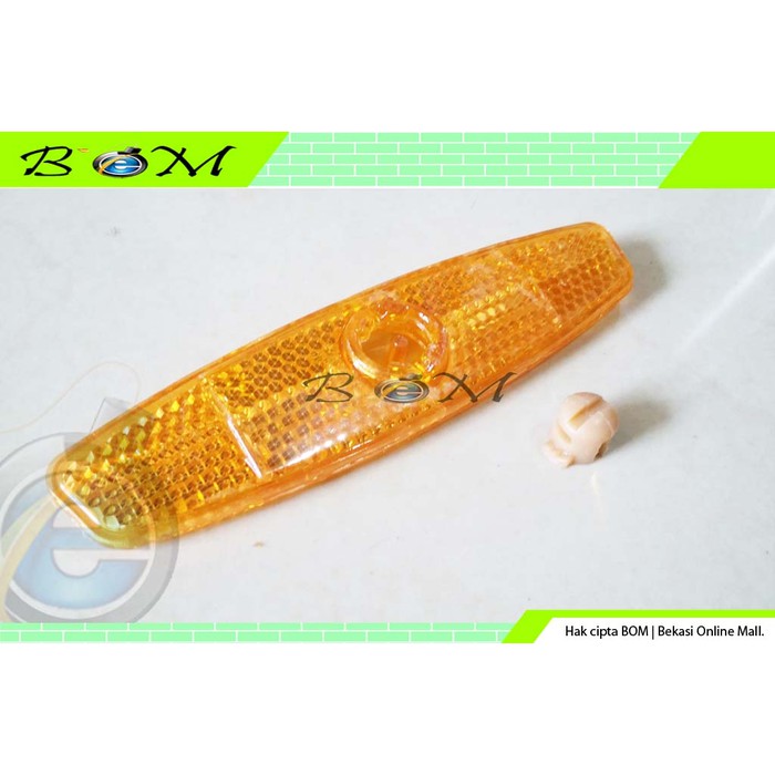 Mata Kucing Jari - jari SEPEDA MTB BMX FIXIE kuning orange oren