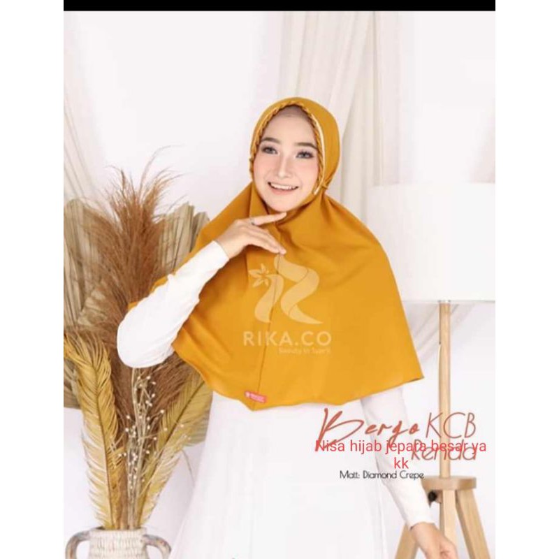 Bergo Maryam kcb renda kepala ukur 67x75cm