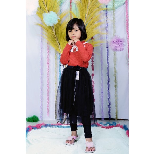 CELANA ROK TUTU FLOWER ANAK\CELANA ROK BAWAHAN PESTA\CELANA ROK ANAK USIA 4-6 TAHUN