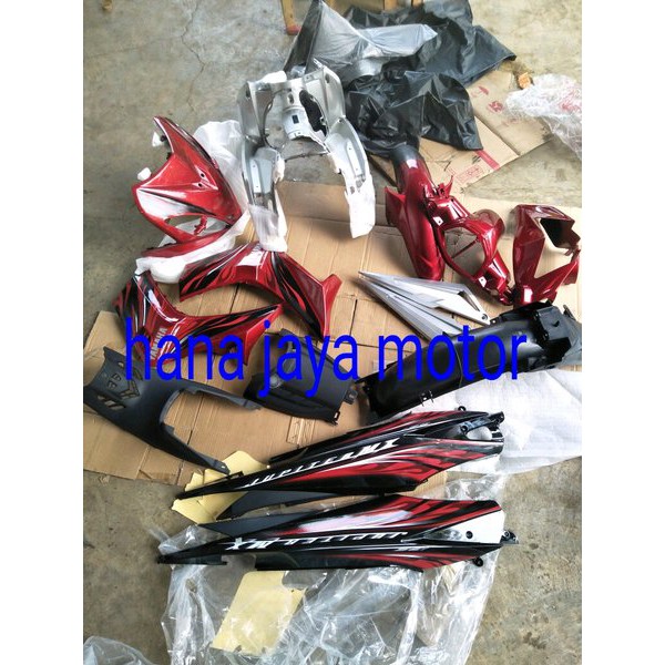 Promo full set body jupiter mx lama merah maron Murah