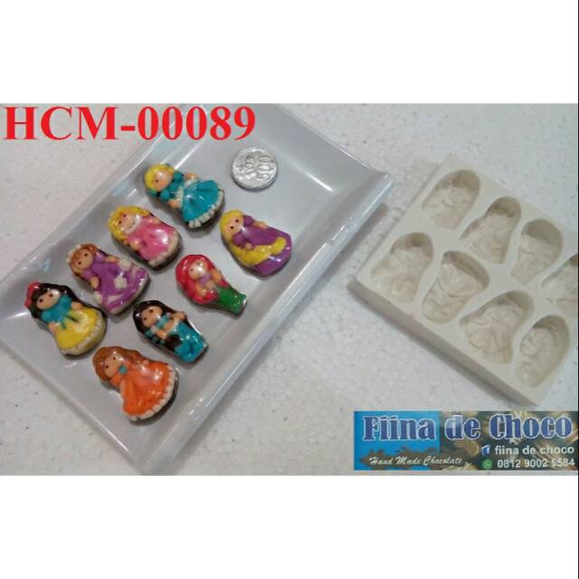 HCM089 Cetakan coklat karakter little princess  || fiina de choco