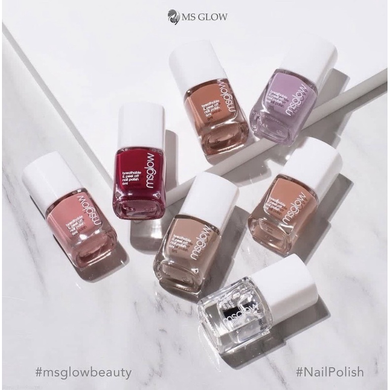 MS GLOW Nail Polish / Nail Polish Halal