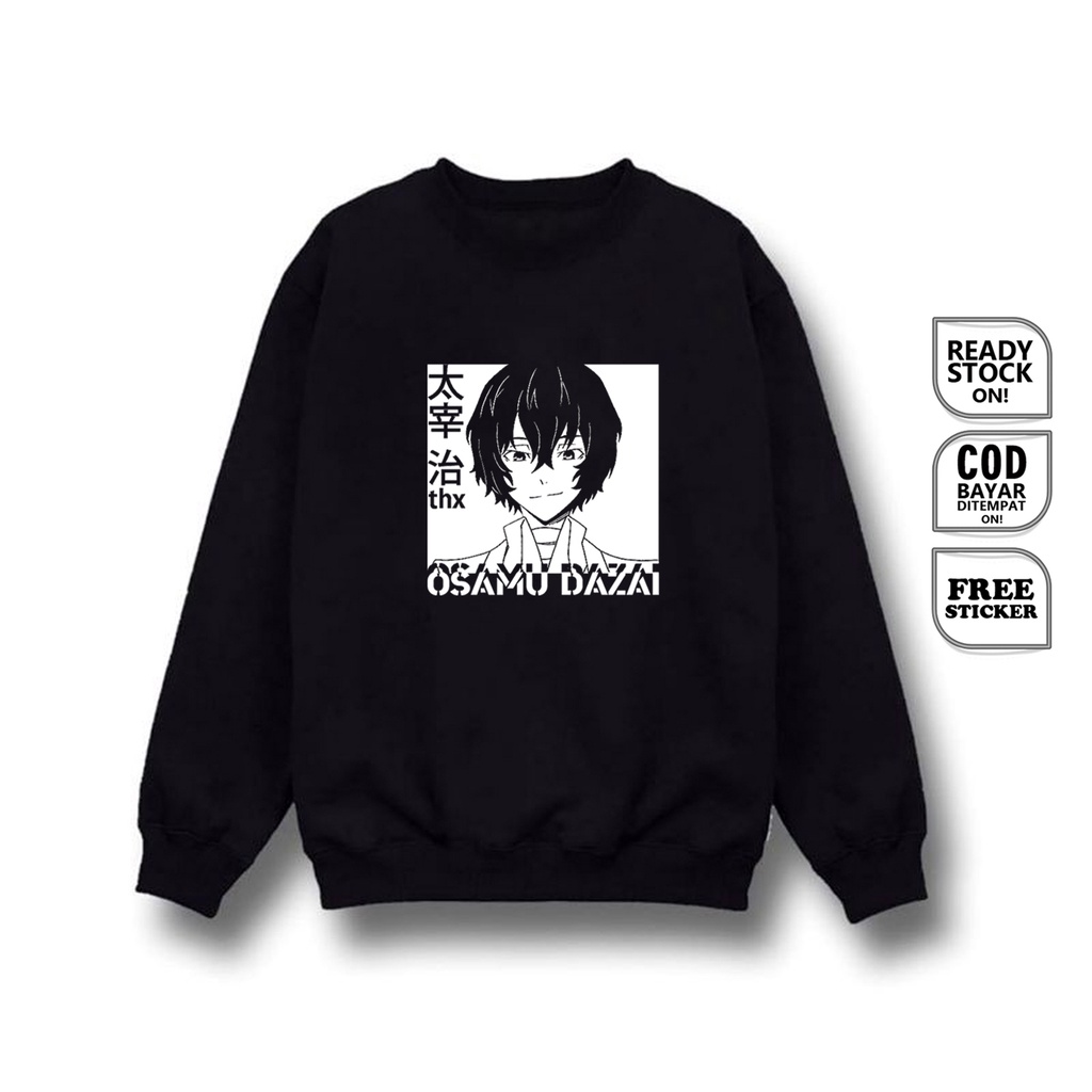 SWEATER ANIME MANGA OSAMU DAZAI BUNGO STRAY DOGS KENZI NAOMI KYOMI CHUYA NAKAHARA RYUNOSUKE YUKICHI