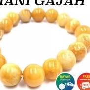 ⅎ [] GELANG BATU MANI GAJAH KEBERUNTUNGAN ASLI NATURAL/Gelang Batu Mani Gajah Original /GELANG BATU 