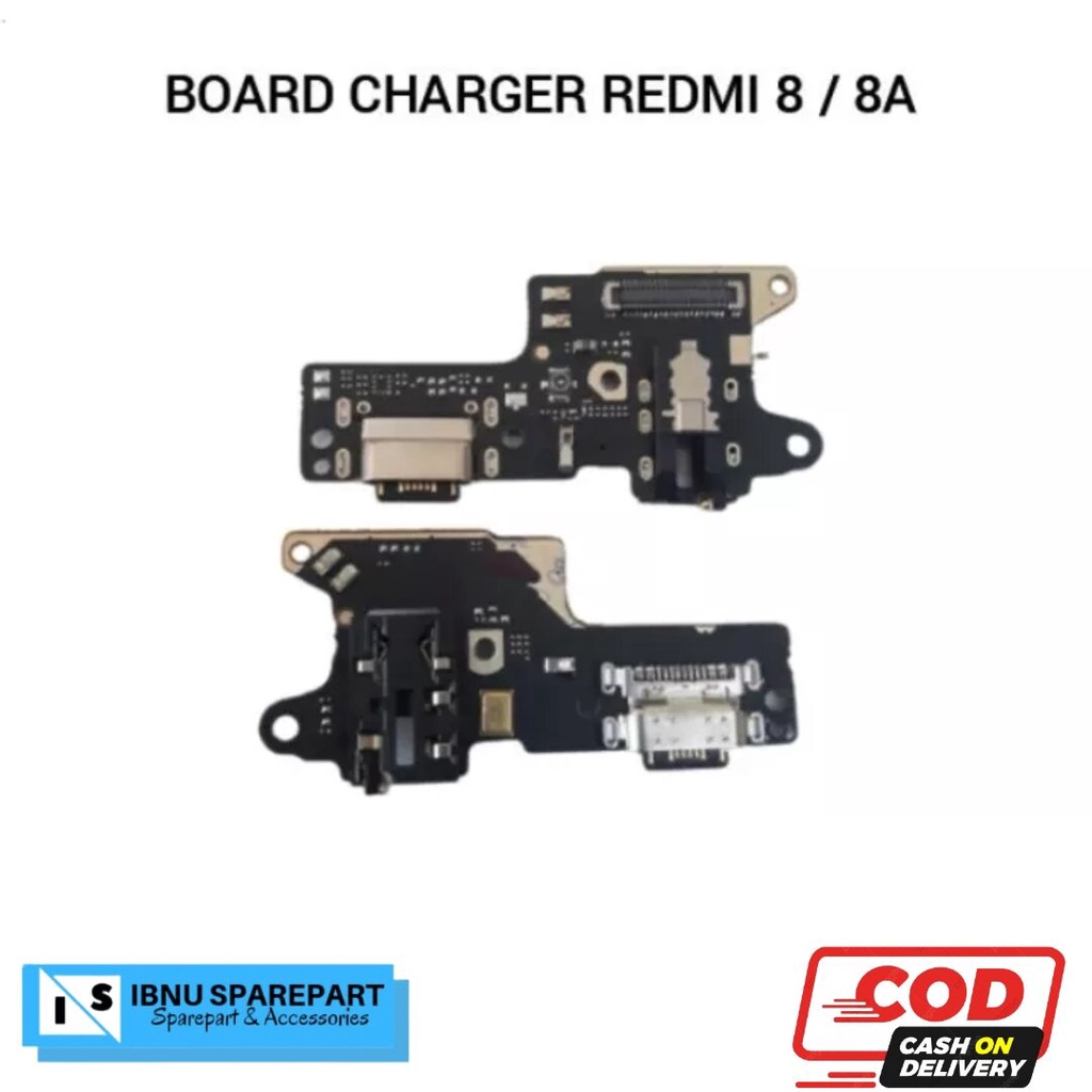 BOARD CONECTOR KONEKTOR CHARGER PAPAN CAS XIAOMI REDMI 8 8A ORIGINAL PLUG IN MIC HF - KONECTOR CAS