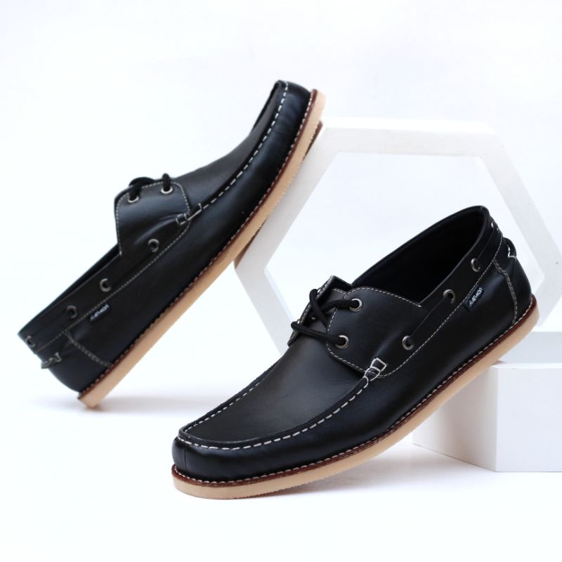 Sepatu Zapato Pria Kulit Premium Formal Full Black Casual Original 100% AR ARMOR size 38 - 44 Kerja Kantor Pesta Dinas Pantofel Formal