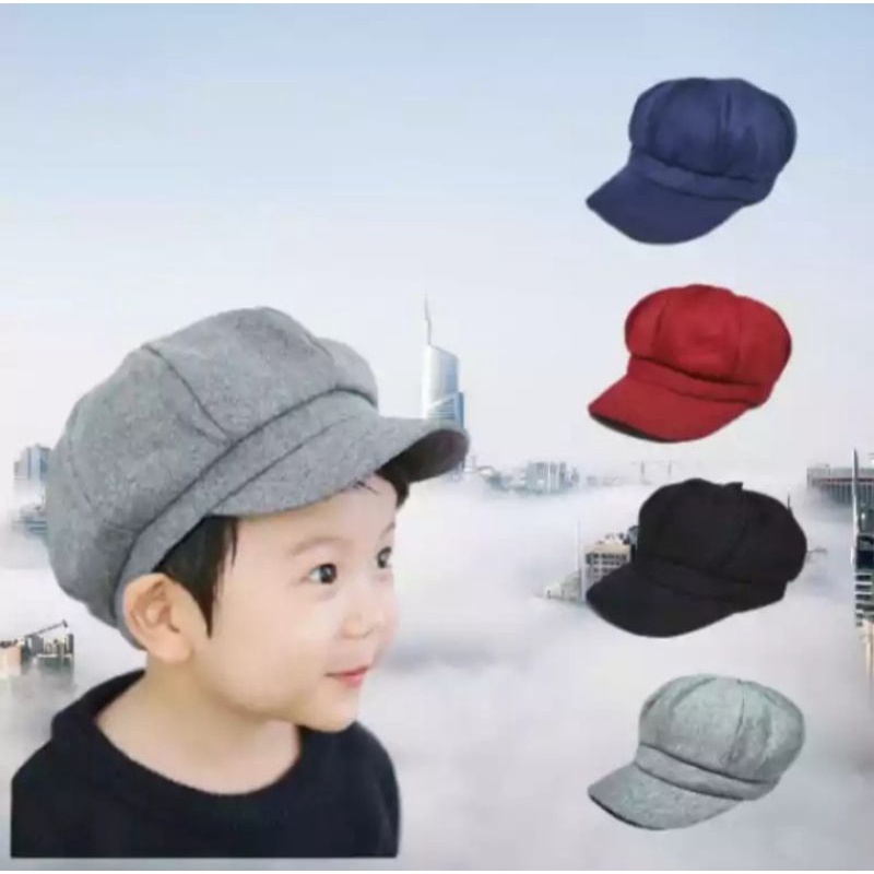 Topi Bayi/Topi Anak/Topi Apolo Bayi. Usia 0 - 2 Tahun-CREAM
