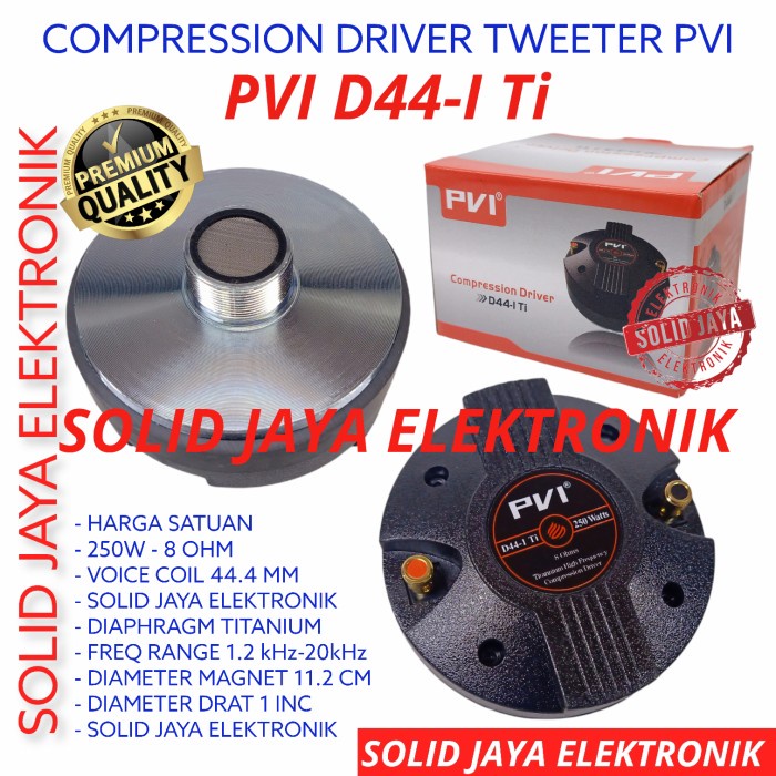 DRIVER TWEETER PVI D44-I TI TWETER TWITER TWITTER COMPRESION HI D44